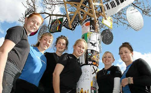 Bryson’s Place staff Madison Crispin, Eloise Maw, Ellen Hansen, Ashleigh Grant, Holly Rees and Kaela Millard with their tree. Bryson’s Place staff Madison Crispin, Eloise Maw, Ellen Hansen, Ashleigh Grant, Holly Rees and Kaela Millard with their tree.